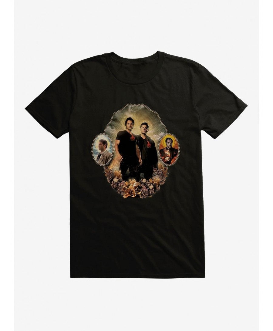 Limited Time Special Extra Soft Supernatural Halos T-Shirt $7.65 T-Shirts