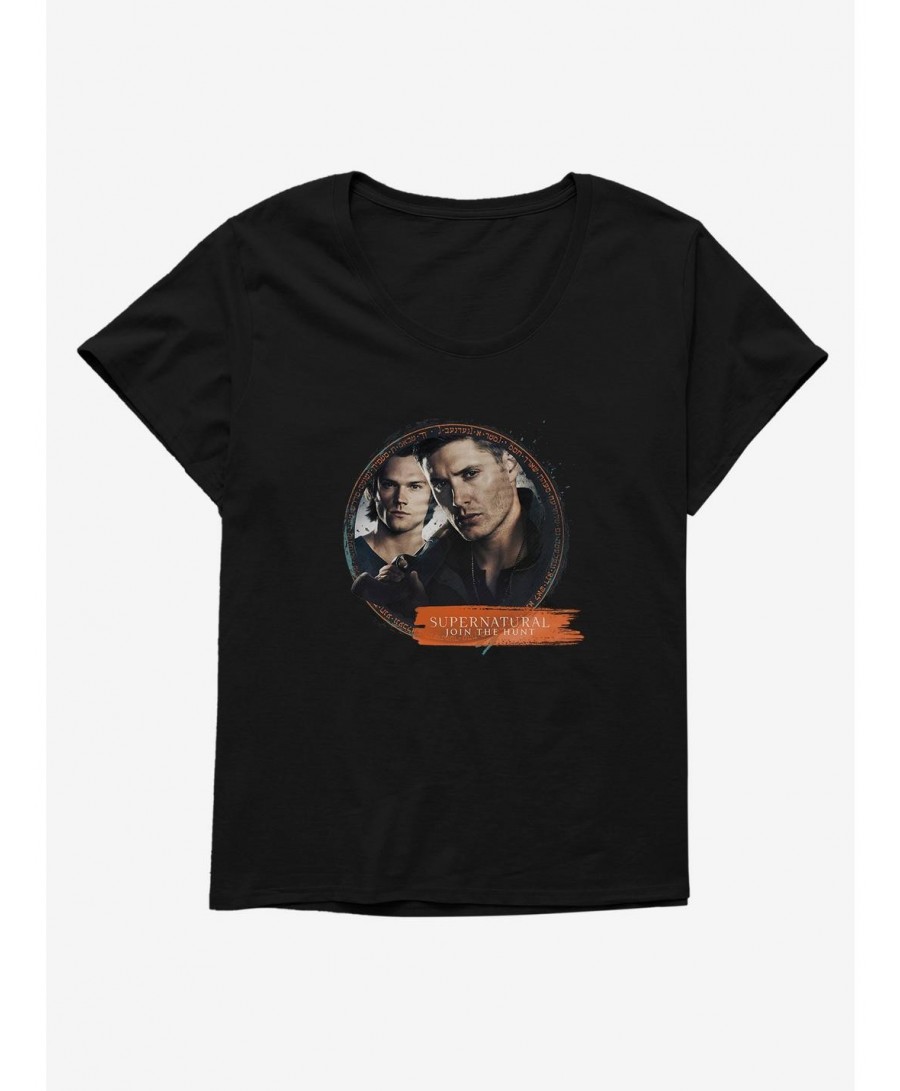 Wholesale Supernatural Sam And Dean Join The Hunt Girls T-Shirt Plus Size $11.33 T-Shirts