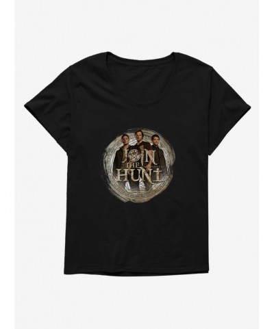 High Quality Supernatural Join The Hunt Trio Girls T-Shirt Plus Size $11.10 T-Shirts