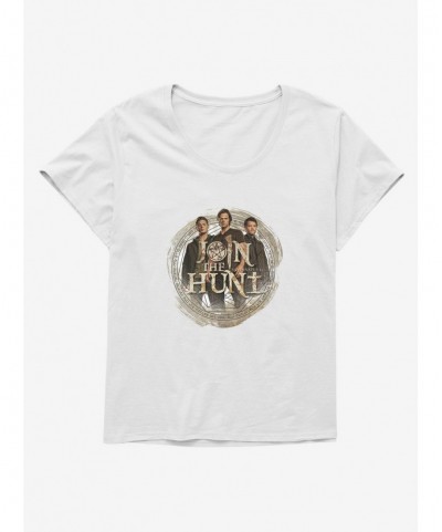 High Quality Supernatural Join The Hunt Trio Girls T-Shirt Plus Size $11.10 T-Shirts