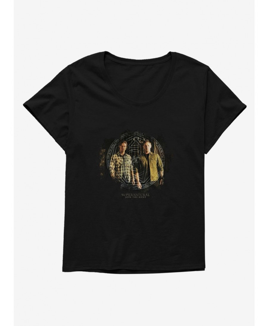 Trendy Supernatural Winchester Brothers Join The Hunt Girls T-Shirt Plus Size $8.79 T-Shirts