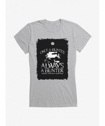 Trendy Supernatural Always A Hunter Girls T-Shirt $6.57 T-Shirts