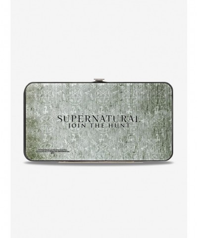 Absolute Discount Supernatural Four Character Face Blur Symbols Logo Hinged Wallet $9.82 Wallets