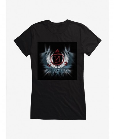 Special Supernatural Wings Emblem Girls T-Shirt $8.57 T-Shirts