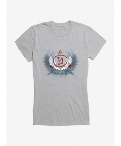 Special Supernatural Wings Emblem Girls T-Shirt $8.57 T-Shirts