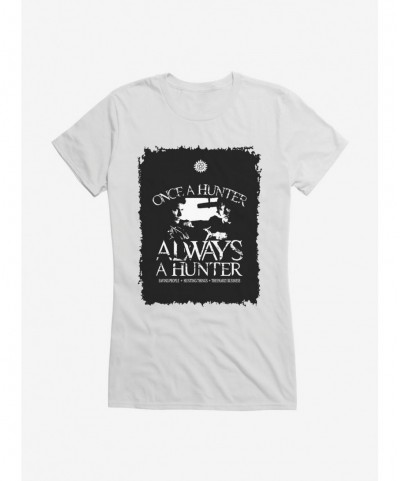 Trendy Supernatural Always A Hunter Girls T-Shirt $6.57 T-Shirts