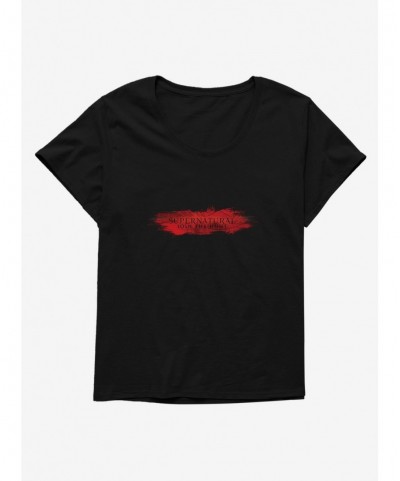 Exclusive Price Supernatural Join The Hunt Red Logo Girls T-Shirt Plus Size $10.17 T-Shirts