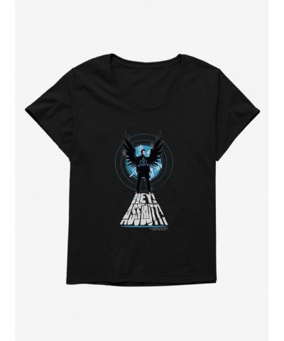 Exclusive Price Supernatural Castiel Entrance Girls T-Shirt Plus Size $8.32 T-Shirts