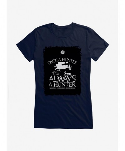 Trendy Supernatural Always A Hunter Girls T-Shirt $6.57 T-Shirts