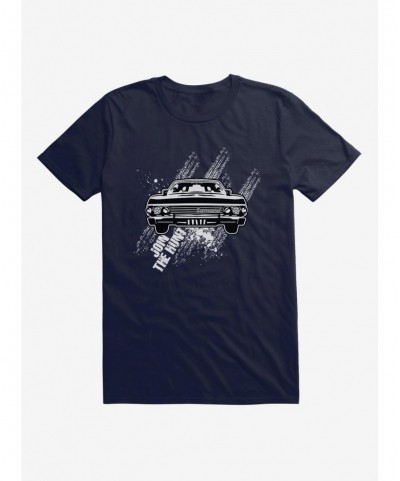 Exclusive Price Supernatural Join The Hunt Impala T-Shirt $9.18 T-Shirts