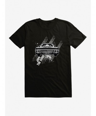 Exclusive Price Supernatural Join The Hunt Impala T-Shirt $9.18 T-Shirts