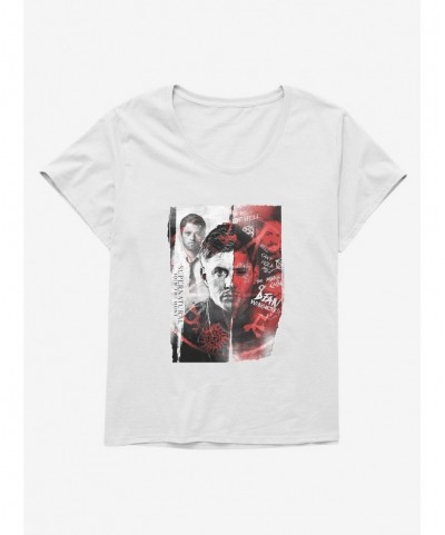 Pre-sale Supernatural Dean Winchester Split Girls T-Shirt Plus Size $9.94 T-Shirts