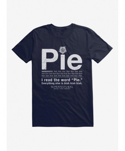 Flash Deal Supernatural Pie T-Shirt $6.69 T-Shirts