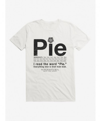 Flash Deal Supernatural Pie T-Shirt $6.69 T-Shirts