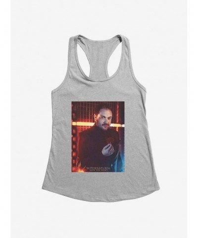 Discount Sale Supernatural Crowley Girls Tank $7.37 Tanks