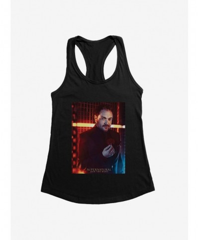 Discount Sale Supernatural Crowley Girls Tank $7.37 Tanks