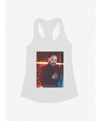 Discount Sale Supernatural Crowley Girls Tank $7.37 Tanks