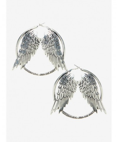 Value for Money Supernatural Wings Hoop Earrings $4.06 Others