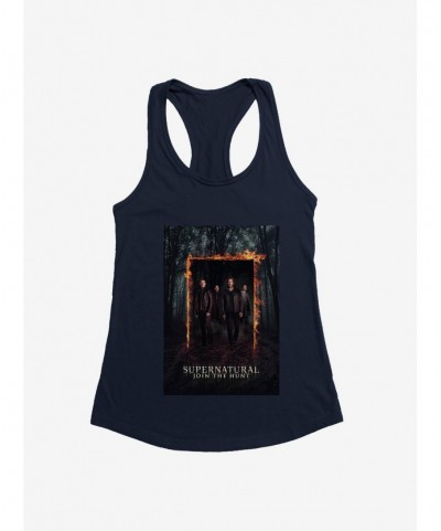 Exclusive Supernatural Join The Hunt Walk Through Fire Girls Tank $9.36 Tanks