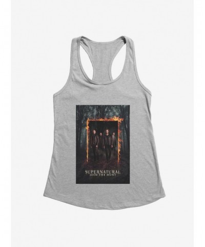 Exclusive Supernatural Join The Hunt Walk Through Fire Girls Tank $9.36 Tanks