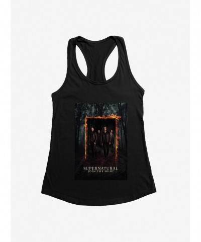 Exclusive Supernatural Join The Hunt Walk Through Fire Girls Tank $9.36 Tanks