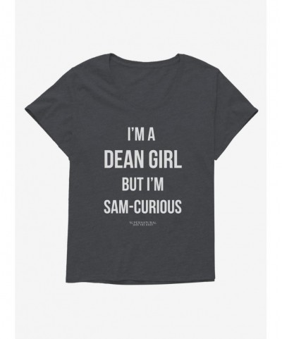 High Quality Supernatural Sam-Curious Girls Plus Size T-Shirt $6.94 T-Shirts