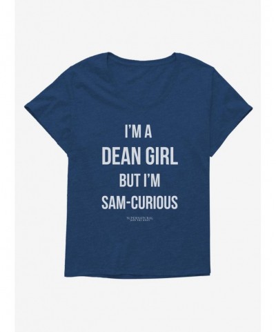 High Quality Supernatural Sam-Curious Girls Plus Size T-Shirt $6.94 T-Shirts