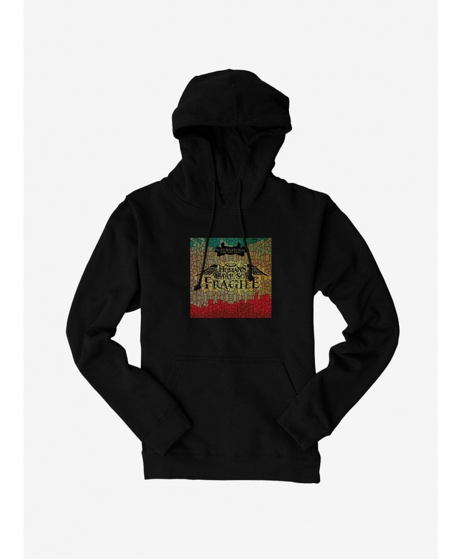 Value for Money Supernatural Human Mosaic Hoodie $17.24 Hoodies