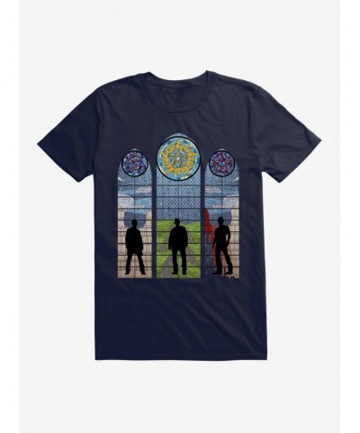 Premium Supernatural Stained Glass Sam, Dean & Castiel T-Shirt $8.41 T-Shirts