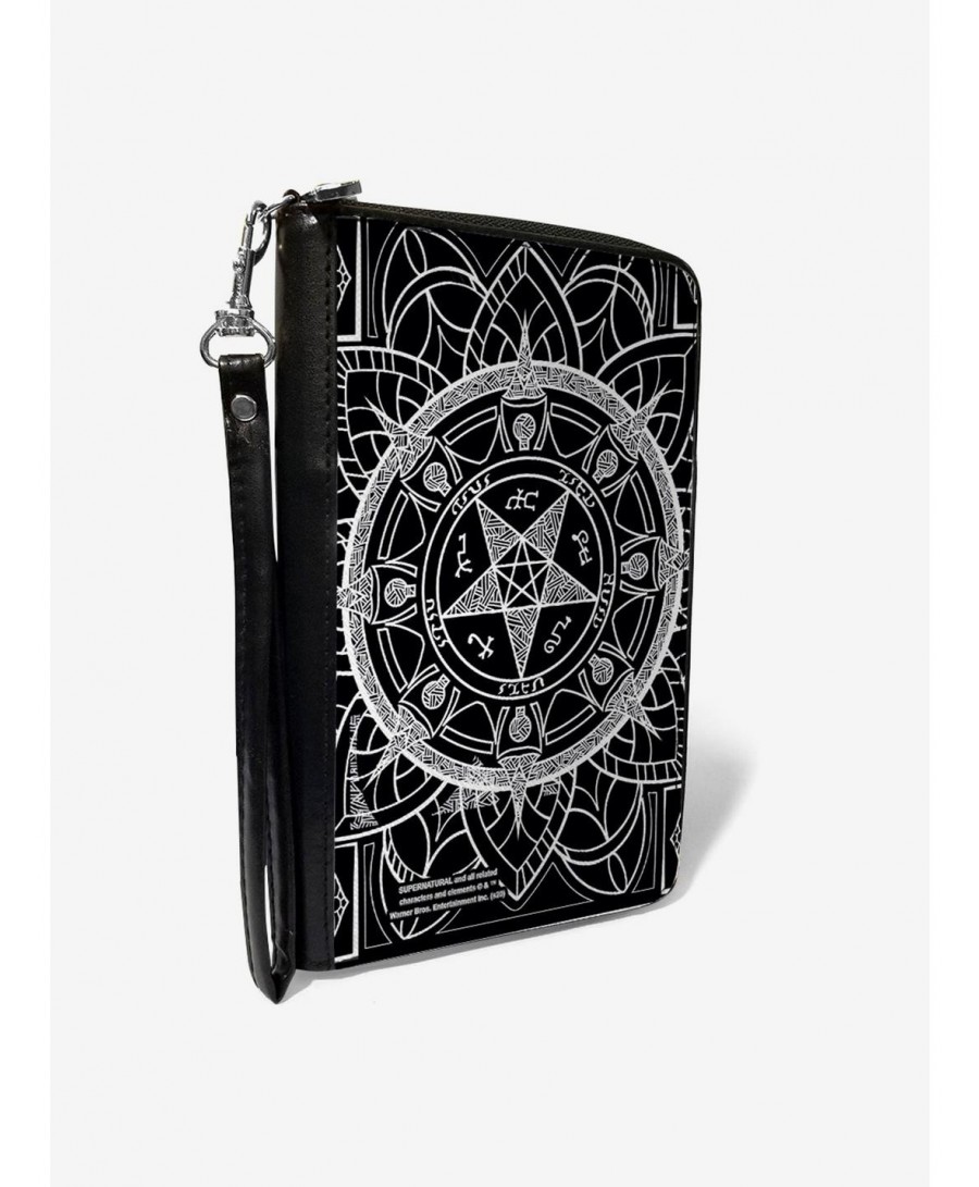 Exclusive Supernatural Devils Trap Symbol Zip Around Wallet $15.36 Wallets