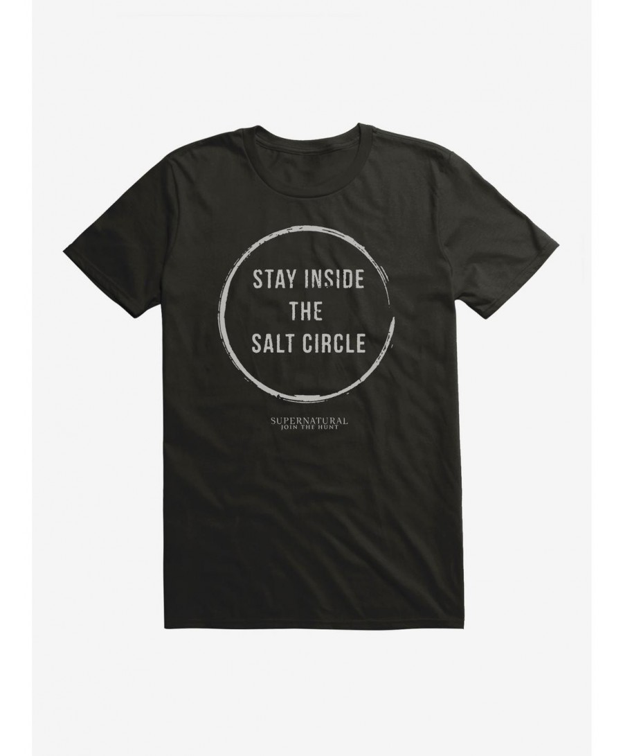 Trendy Supernatural Salt Circle T-Shirt $5.93 T-Shirts