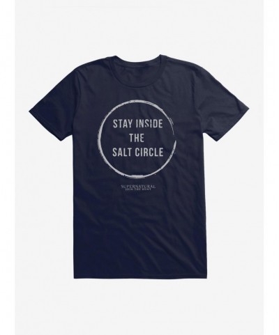 Trendy Supernatural Salt Circle T-Shirt $5.93 T-Shirts