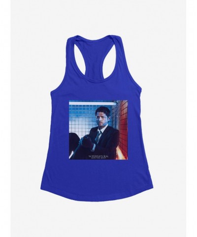 Flash Sale Supernatural Castiel Girls Tank $9.76 Tanks