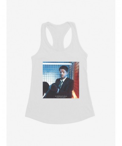 Flash Sale Supernatural Castiel Girls Tank $9.76 Tanks