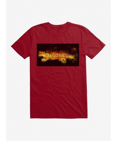 Exclusive Supernatural Join The Hunt Fog T-Shirt $8.60 T-Shirts