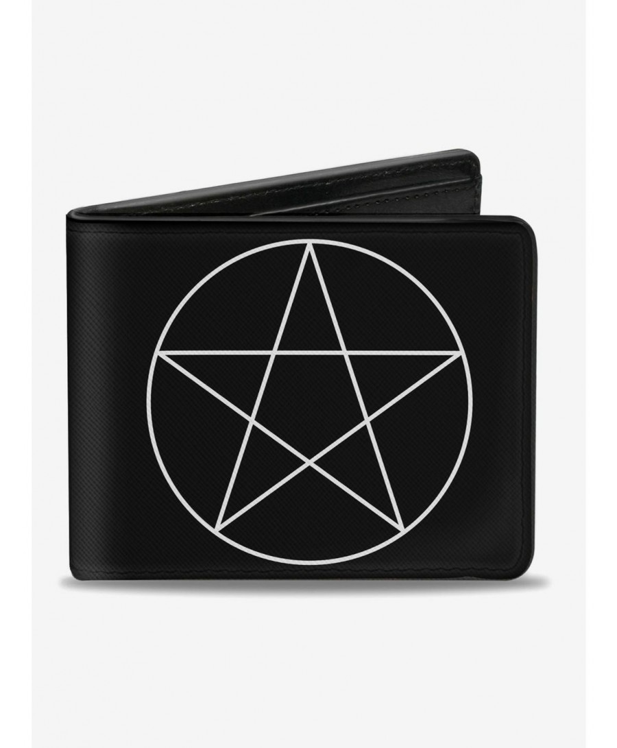 Exclusive Price Supernatural Pentagram Bi-Fold Wallet $6.62 Wallets