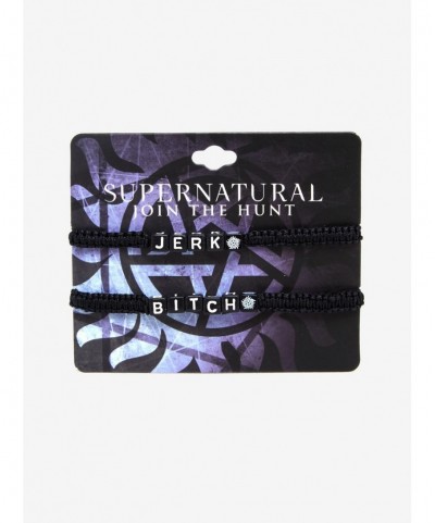 Special Supernatural Bitch Jerk Best Friend Bracelet Set $3.32 Others