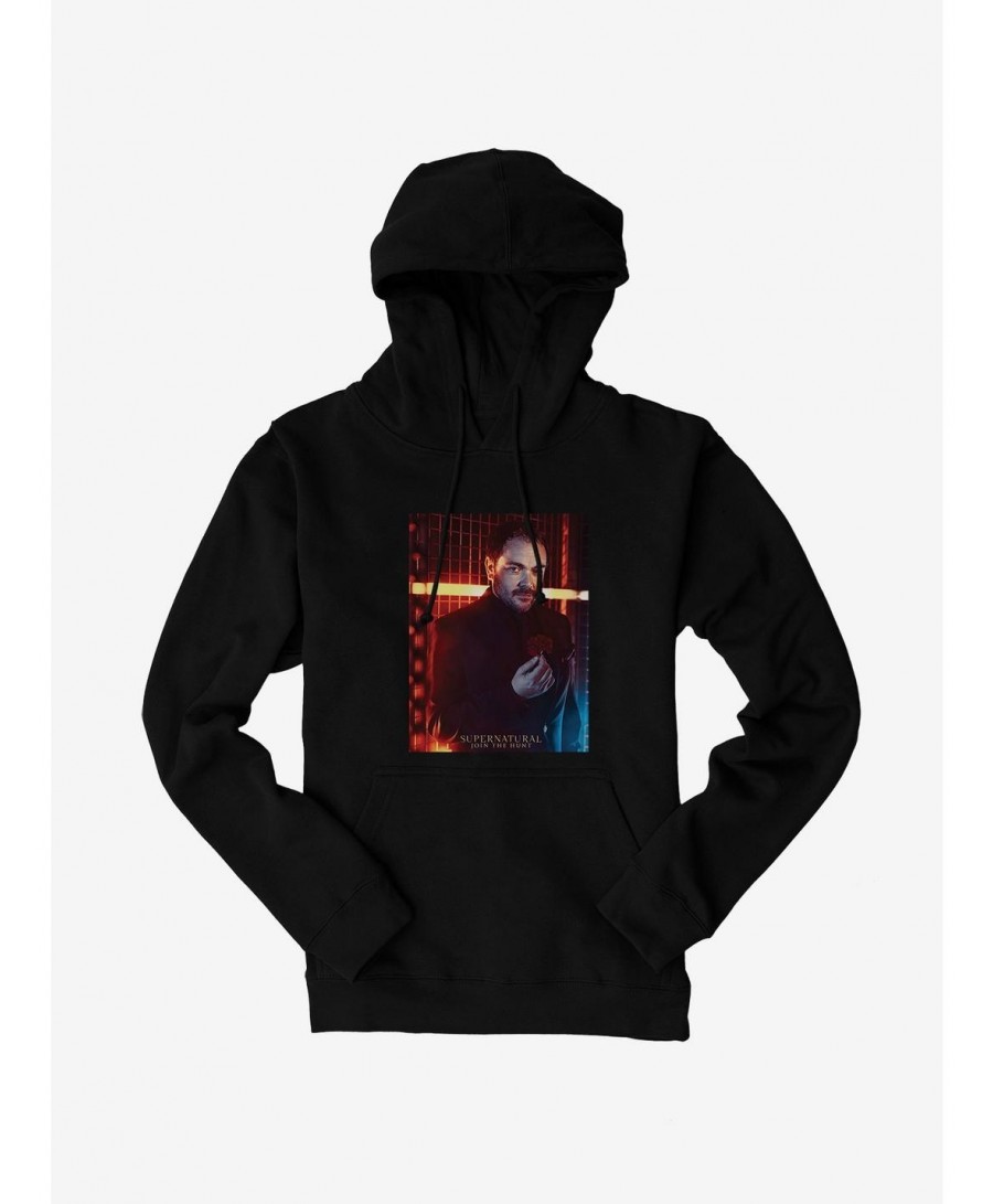 Fashion Supernatural Crowley Hoodie $14.73 Hoodies