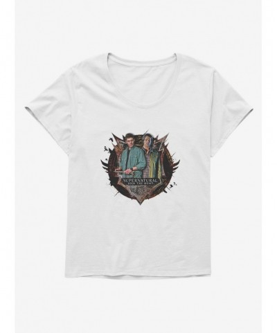 Clearance Supernatural Dean & Sam Girls T-Shirt Plus Size $9.48 T-Shirts