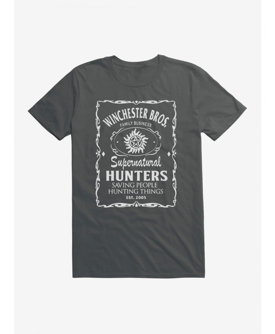 Discount Sale Supernatural Winchester Brothers T-Shirt $6.12 T-Shirts