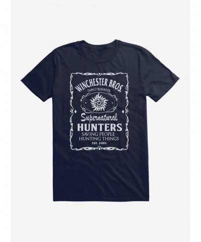 Discount Sale Supernatural Winchester Brothers T-Shirt $6.12 T-Shirts