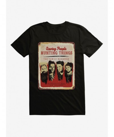 Hot Sale Supernatural The Family Business T-Shirt $9.18 T-Shirts