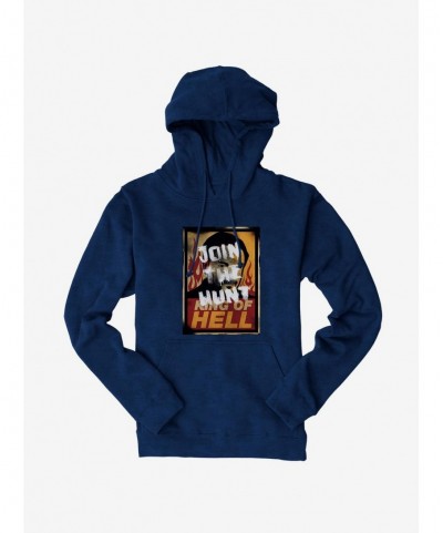 Discount Sale Supernatural Crowley Join The Hunt Hoodie $17.96 Hoodies