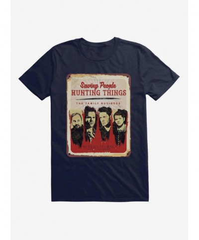 Hot Sale Supernatural The Family Business T-Shirt $9.18 T-Shirts