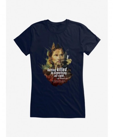 Festival Price Supernatural Sam Winchester Girls T-Shirt $6.37 T-Shirts