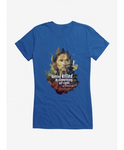 Festival Price Supernatural Sam Winchester Girls T-Shirt $6.37 T-Shirts