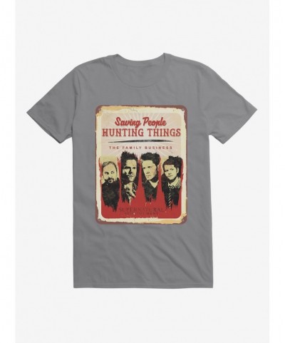 Hot Sale Supernatural The Family Business T-Shirt $9.18 T-Shirts