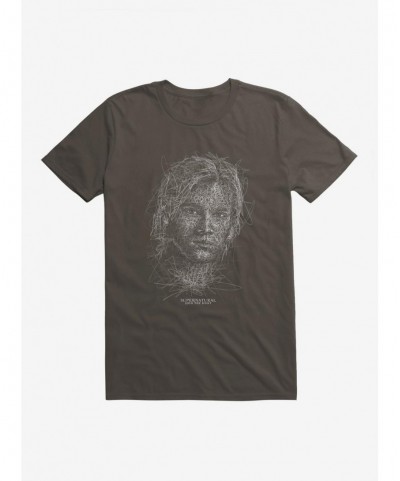 Huge Discount Supernatural Sam Squiggle Sketch T-Shirt $8.99 T-Shirts