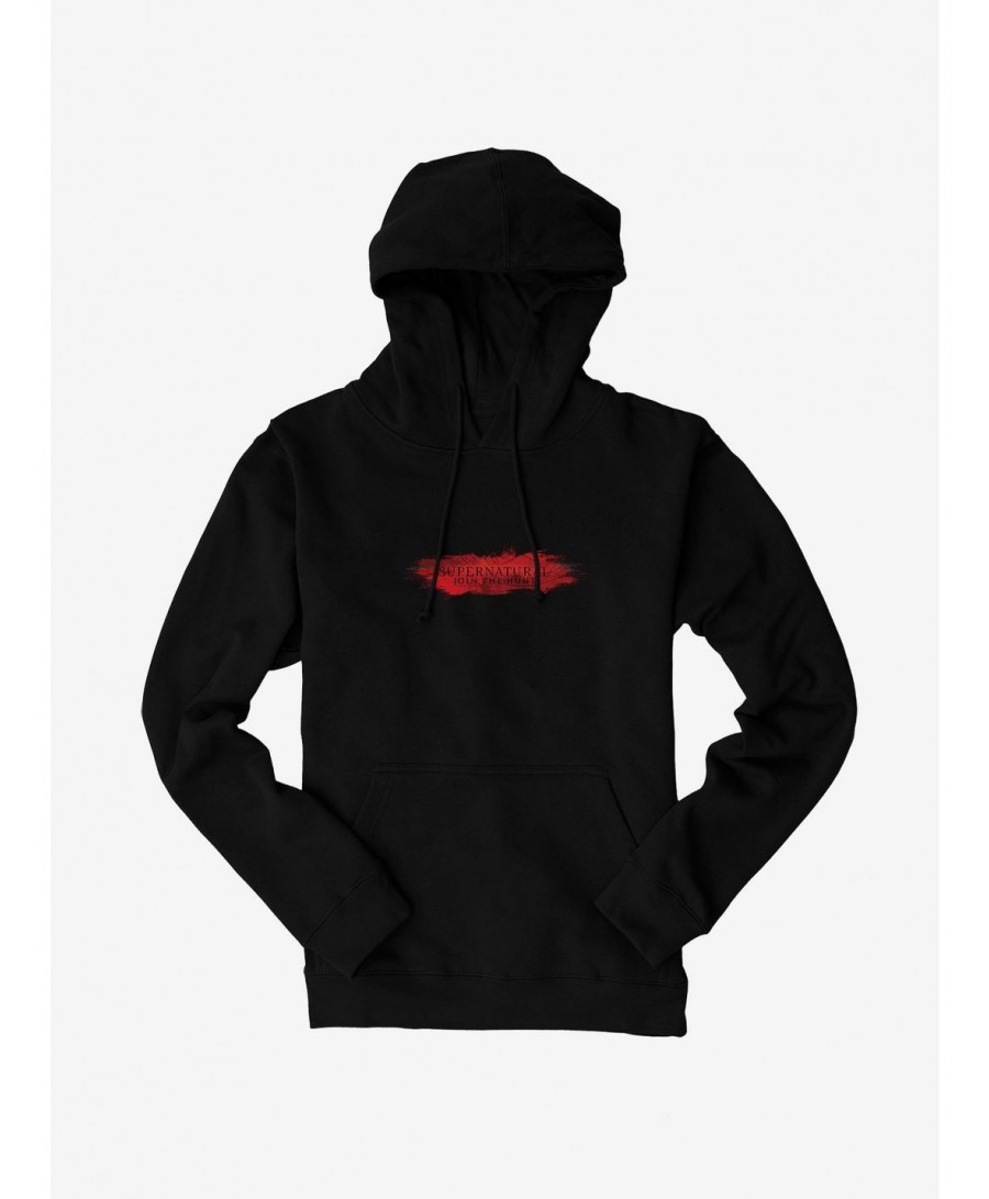 Trendy Supernatural Red Logo Hoodie $16.16 Hoodies