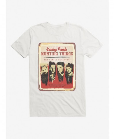 Hot Sale Supernatural The Family Business T-Shirt $9.18 T-Shirts